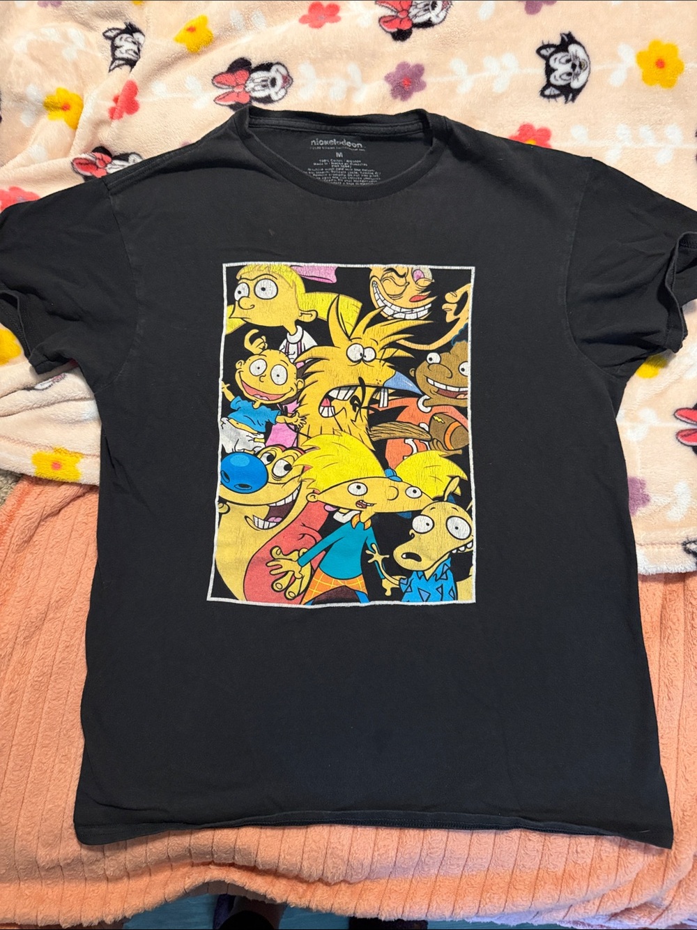🔥 Nickelodeon Black Cartoon Graphic Tee 🔥
